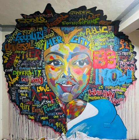 The image of a #HerCity at the HADE offices. Pic by Josephat Wefafa